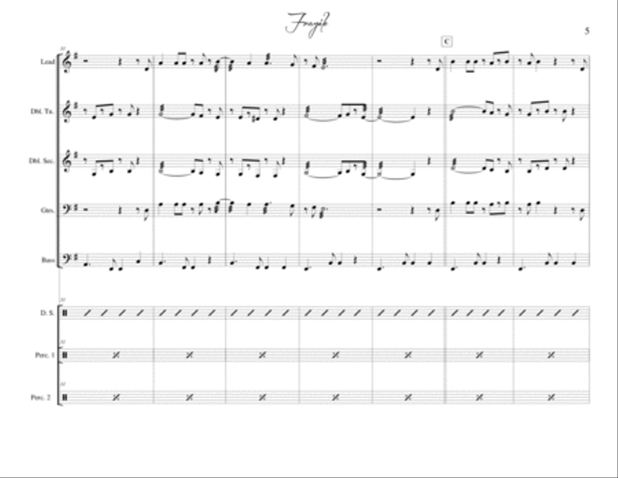 Fragile Steel Drum Band scores gallery preview page 5