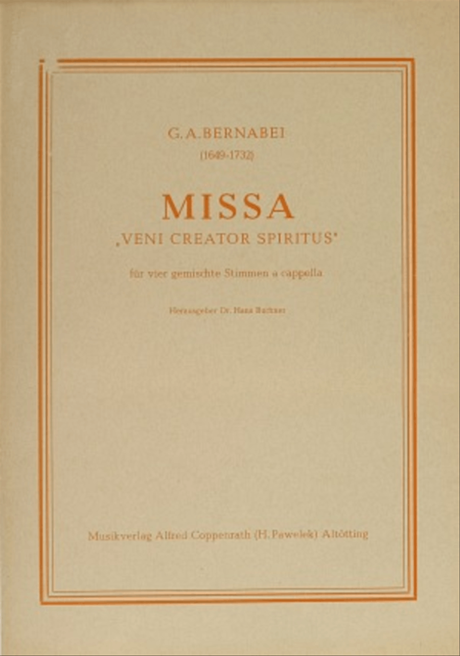 Missa (Mass) 4-Part scores gallery preview page 1
