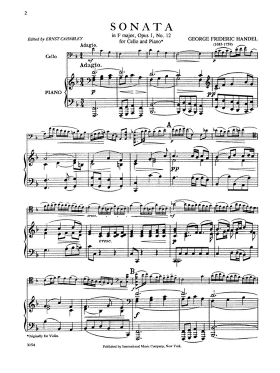 Sonata In F Major