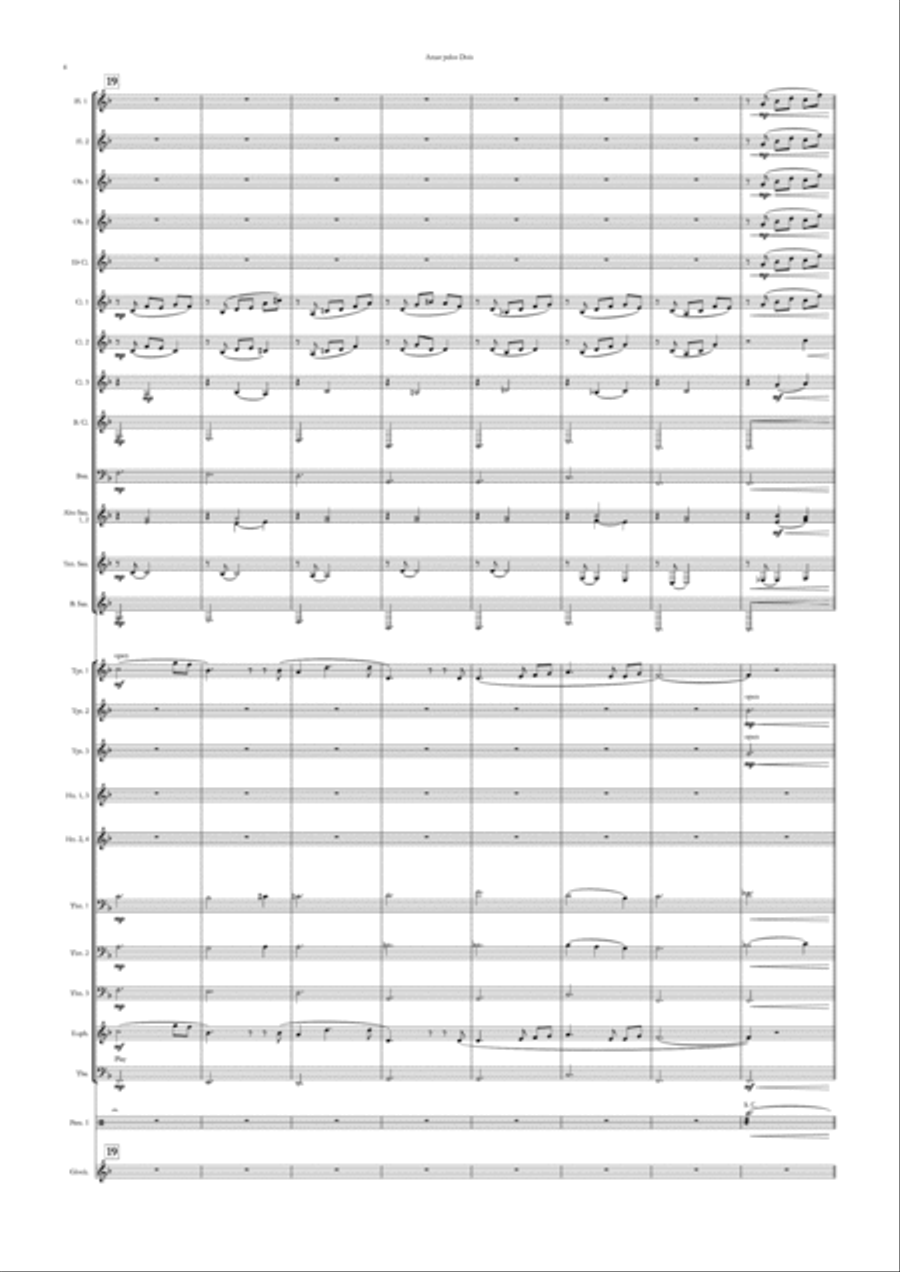 Amar Pelos Dois Concert Band scores gallery preview page 3