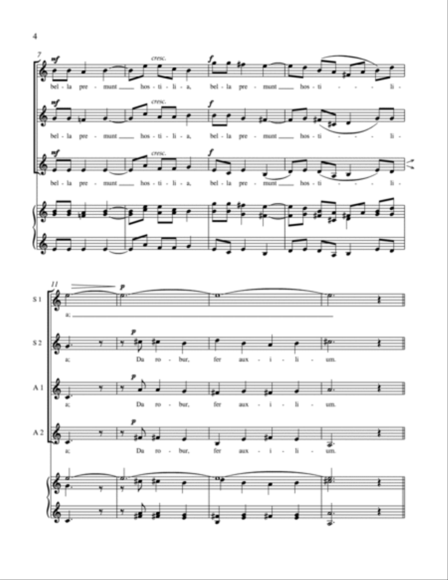 O Salutaris Hostia O Salutaris Hostia SSAA scores gallery preview page 3