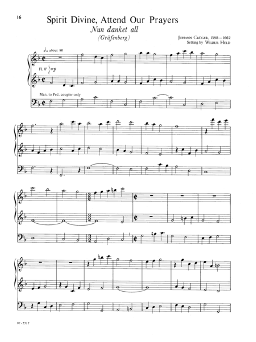 Hymn Preludes for the Pentecost Season Organ scores gallery preview page 7