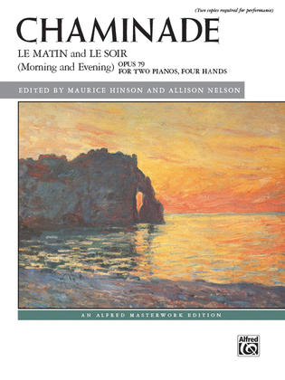 Book cover for Le Matin and Le Soir (Morning and Evening), Op. 79a