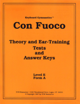 Book cover for Con Fuoco Theory and Ear-Training Answer Key