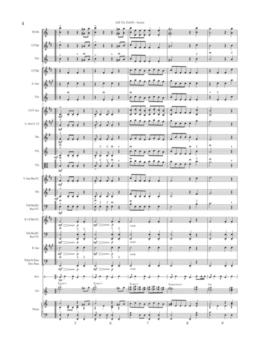 GLOBAL ADVENTURES BOOK III for 5-part flex ensemble - Score Only image number null