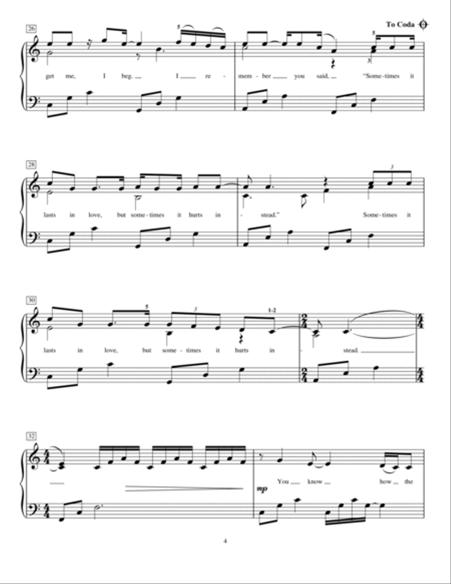 Someone Like You Piano Method scores gallery preview page 4