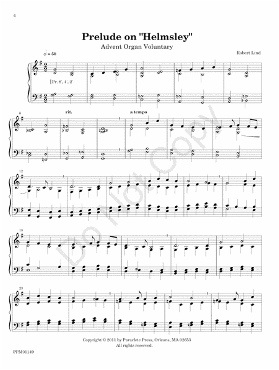 Organ Works for the Church Year Organ scores gallery preview page 10