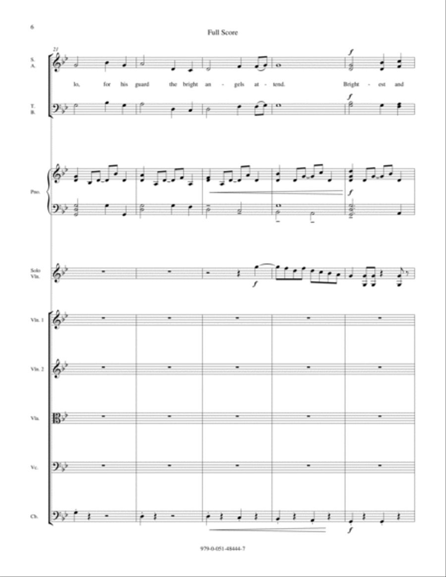Brightest and Best - Score Choir scores gallery preview page 5