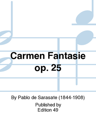 Book cover for Carmen Fantasie op. 25