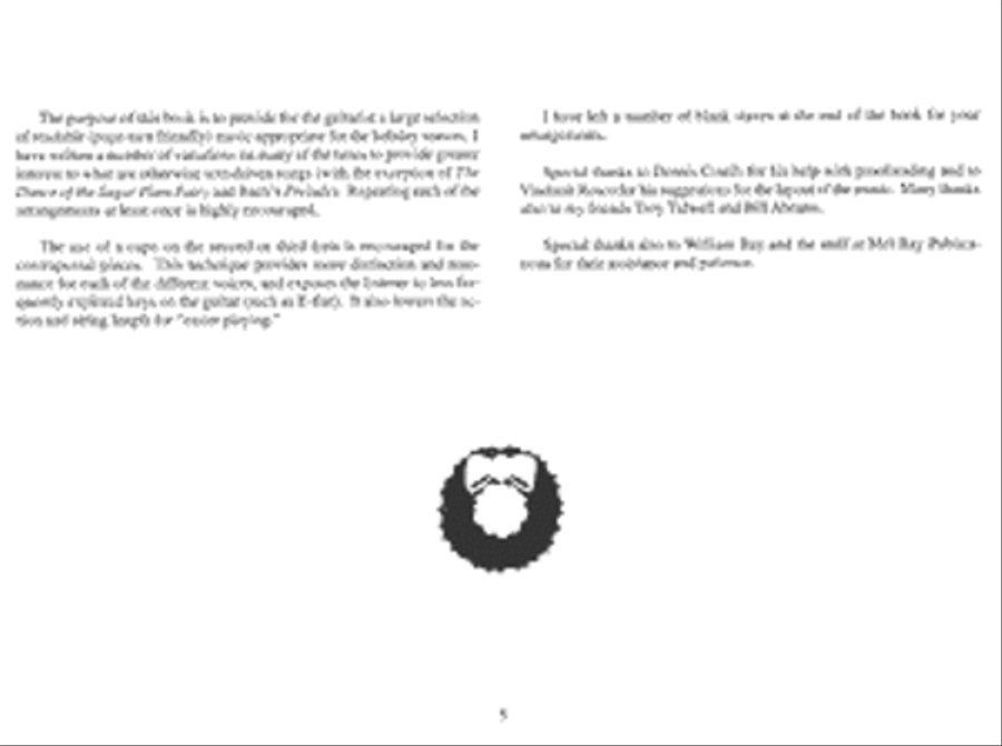 The Holiday Gig Book Acoustic Guitar scores gallery preview page 4