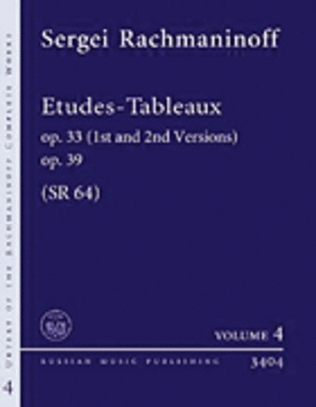 Book cover for Etudes-Tableaux Op. 33, Op. 39 Piano