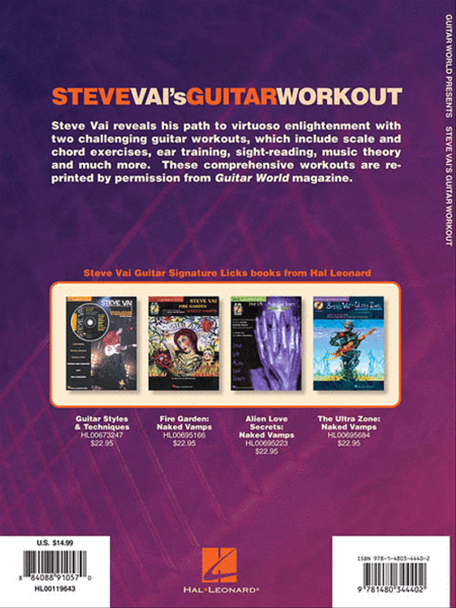 Guitar World Presents Steve Vai's Guitar Workout Guitar Tablature scores gallery preview page 2