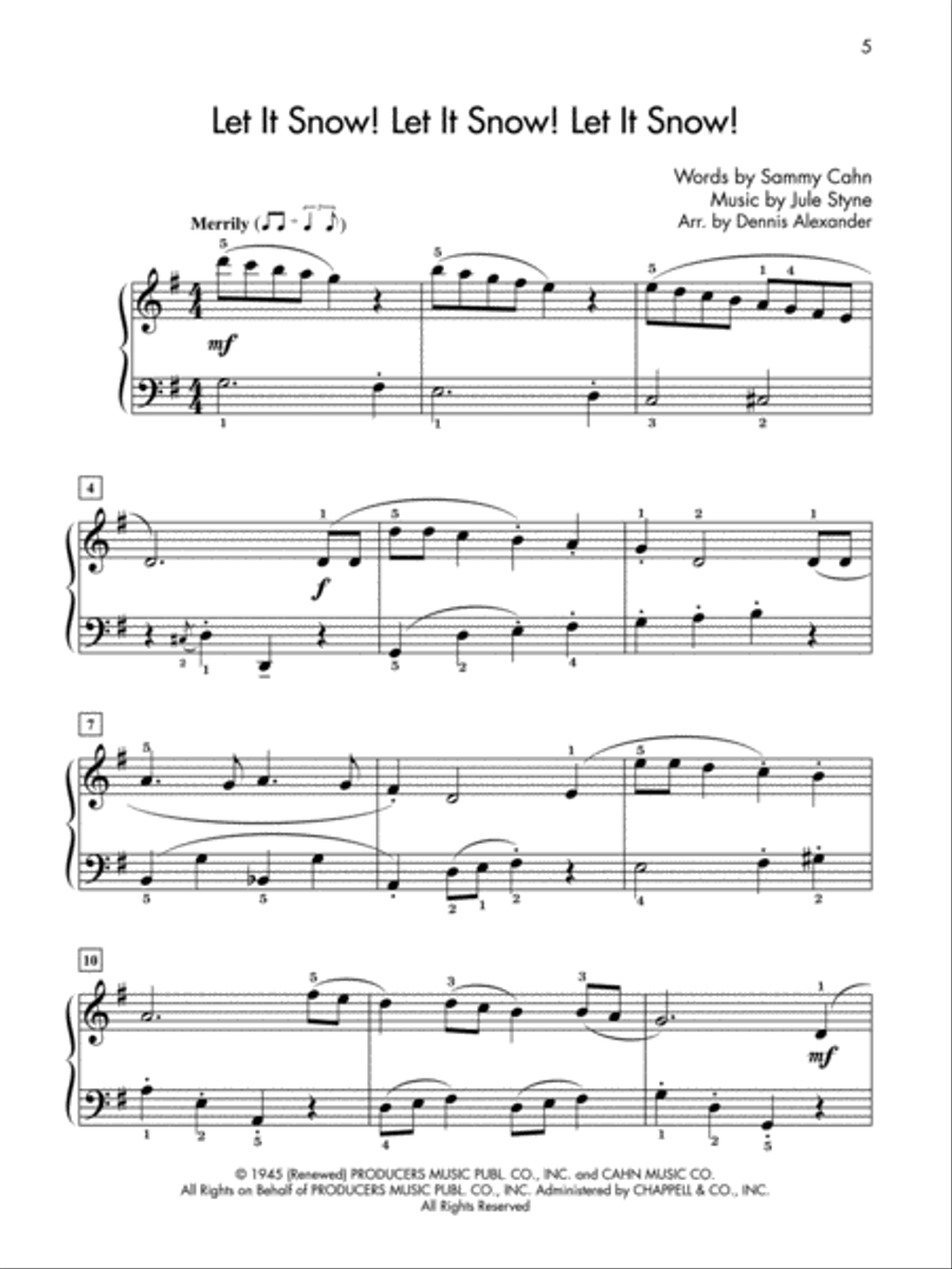 Especially for Christmas 1-3 (Value Pack) Piano Solo scores gallery preview page 6