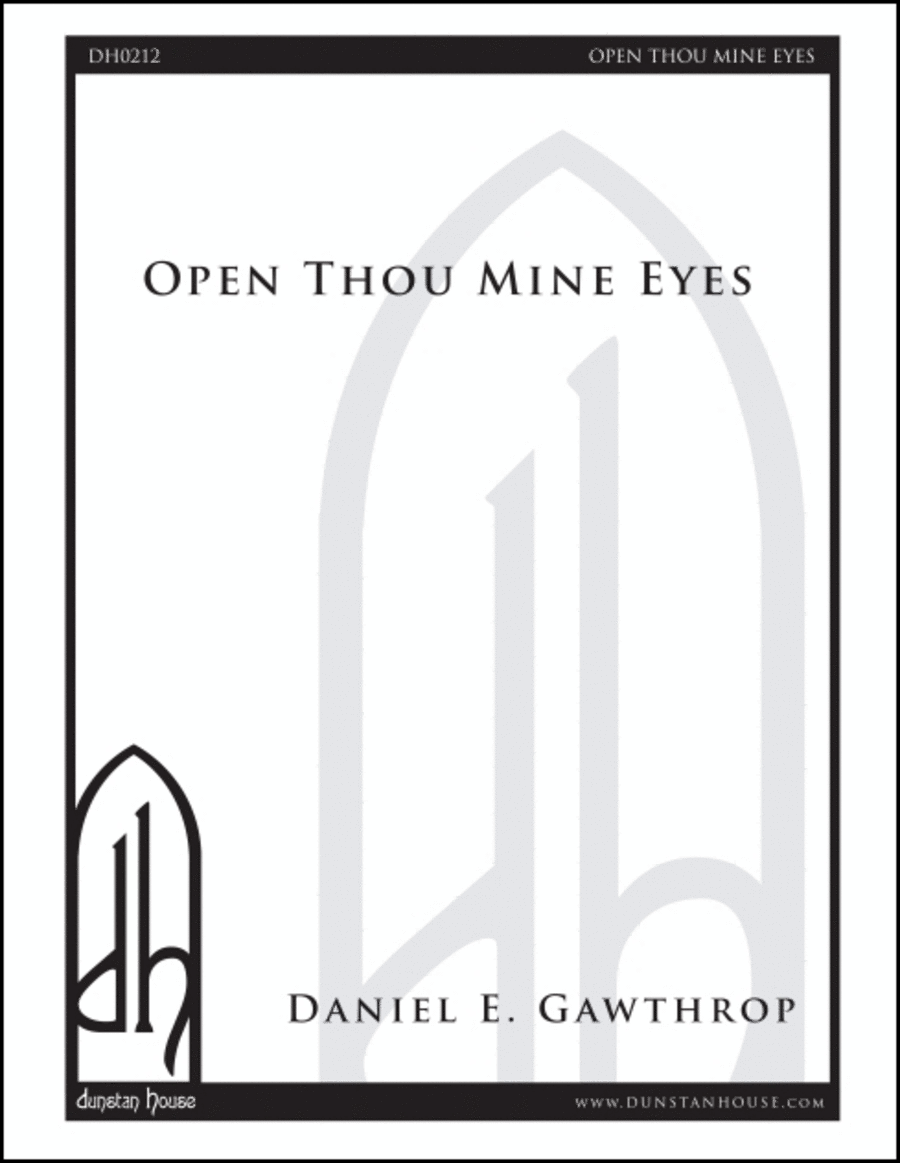 Book cover for Open Thou Mine Eyes