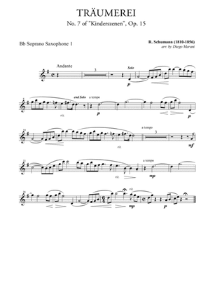 Traumerei from "Album for the Young" for Saxophone Ensemble
