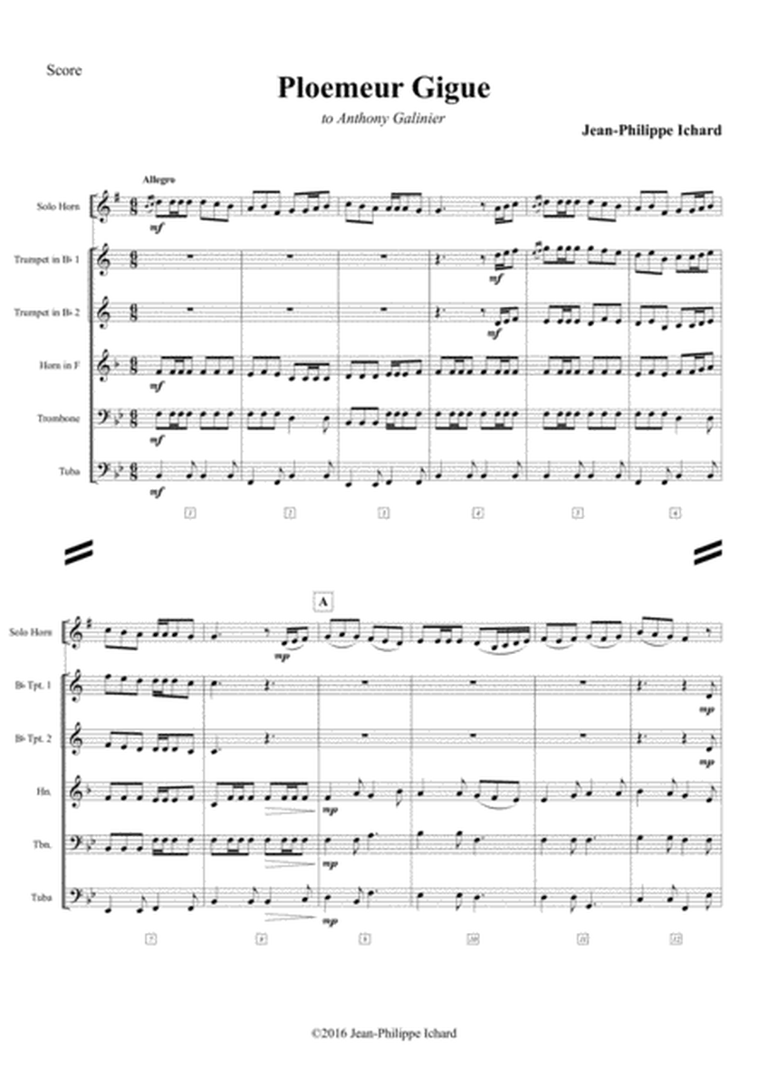 Ploemeur Gigue - Score + Parts image number null
