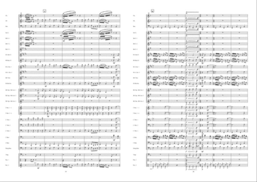 Zorba The Greek Concert Band scores gallery preview page 11