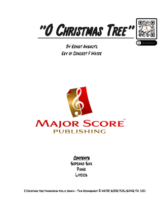 O Christmas Tree - Soprano Sax & Piano - F Major