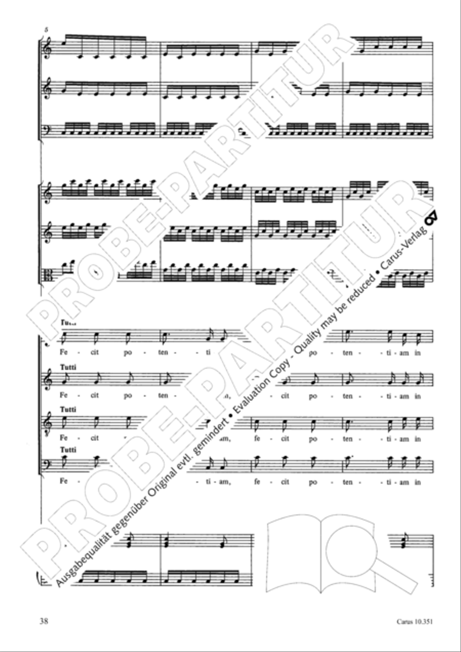Magnificat Magnificat 4-Part scores gallery preview page 39