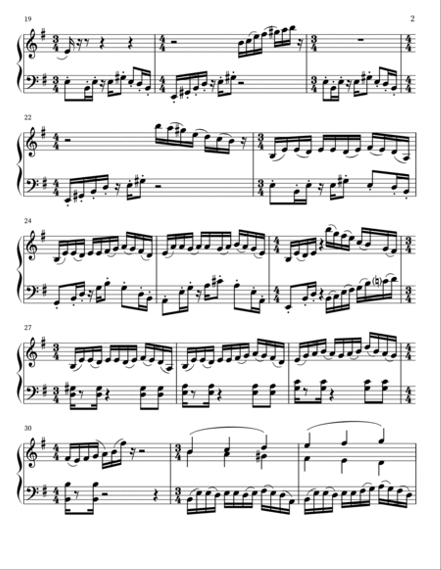 Vanishing Pointe Piano scores gallery preview page 2