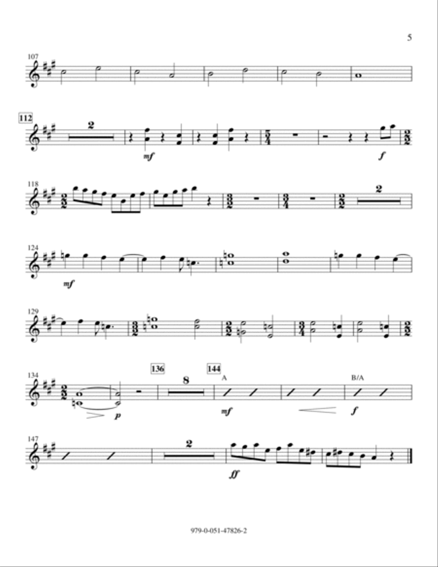 The World Beloved: A Bluegrass Mass - Fiddle Choir scores gallery preview page 5