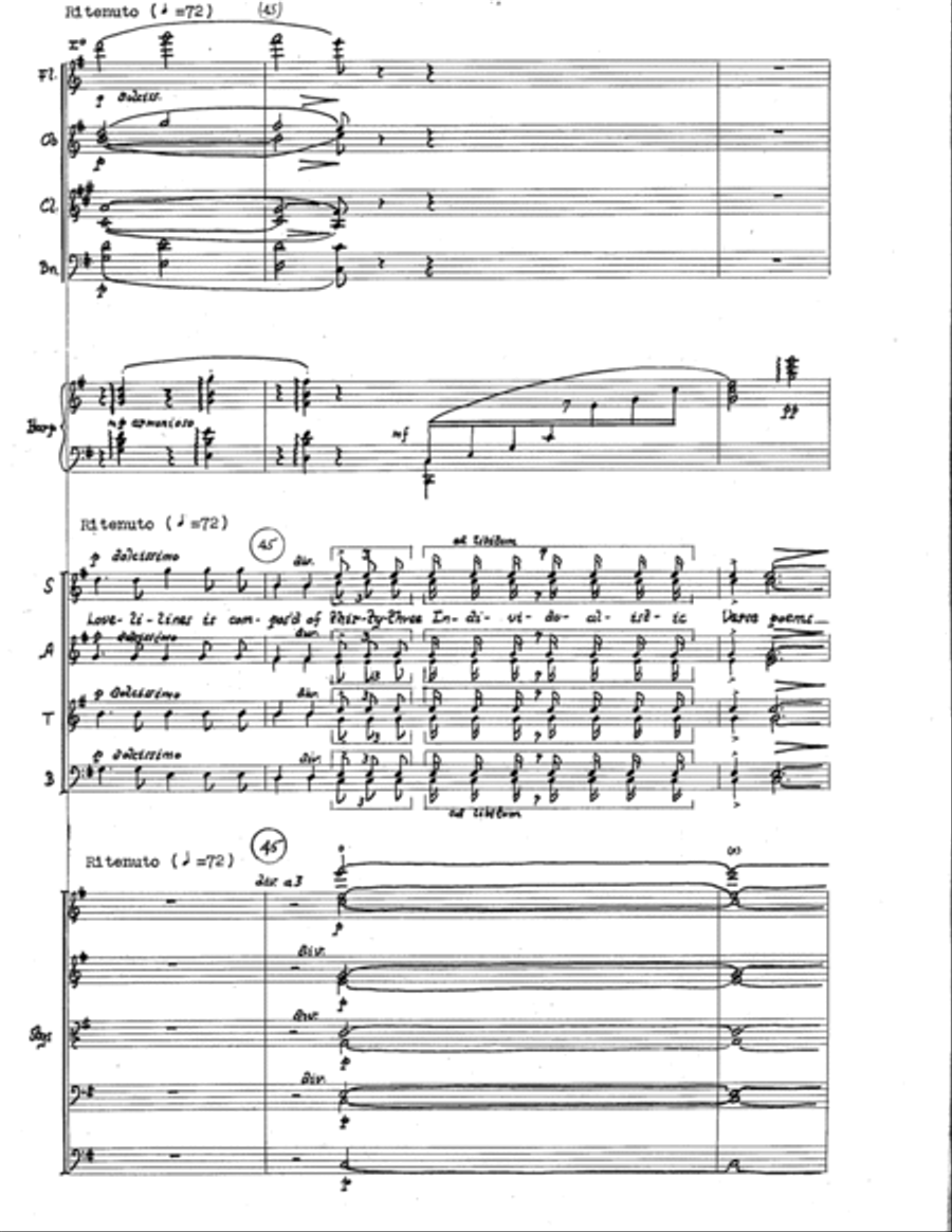 The American Mercury (Additional Full Score) Choir scores gallery preview page 26