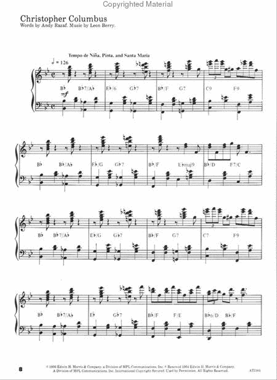 Solos for Jazz Piano Piano Solo scores gallery preview page 2