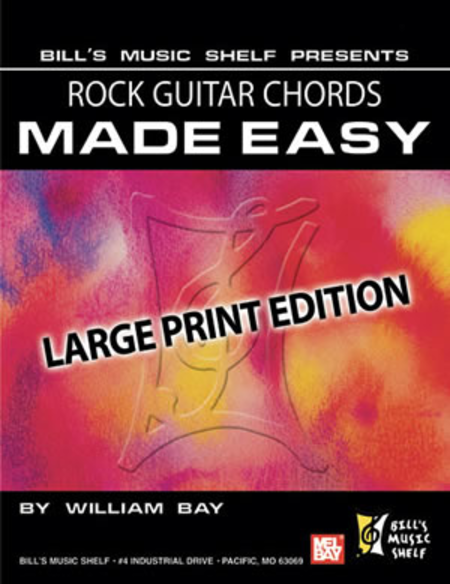Rock Guitar Chords Made Easy, Large Print Edition