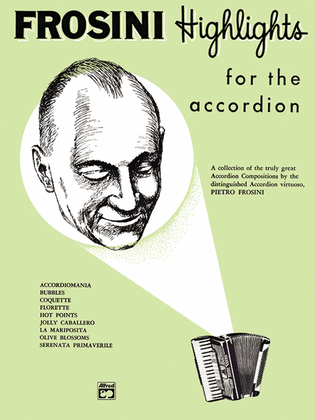 Book cover for Palmer-Hughes Accordion Course Frosini Highlights