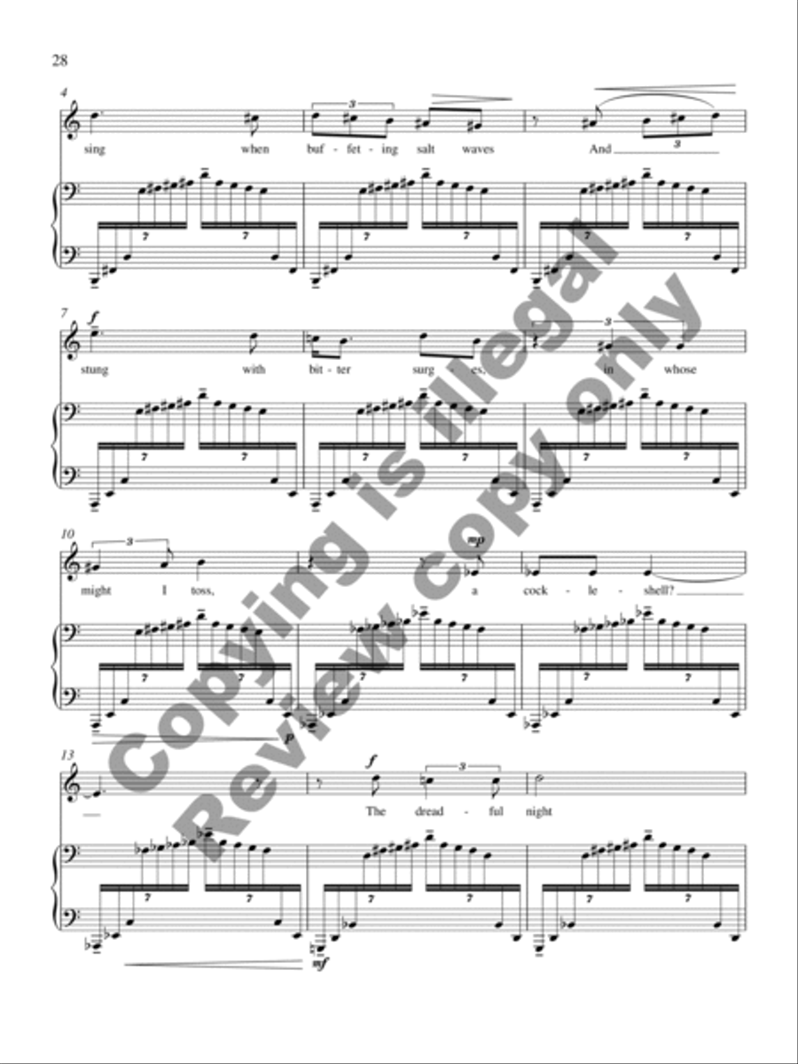 Collected Songs for Soprano and Piano Soprano Voice scores gallery preview page 36