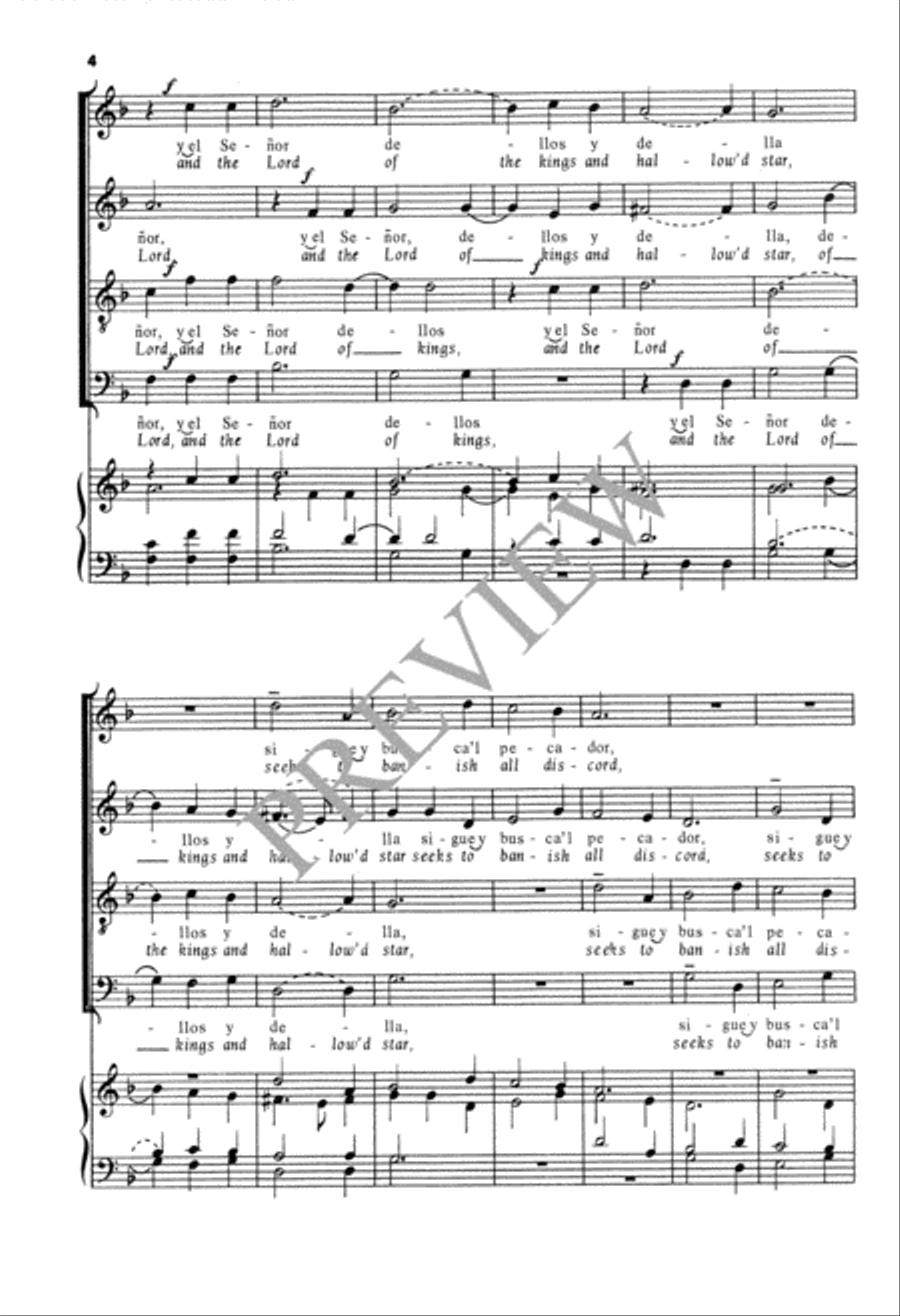 Los Reyes Siguen 4-Part scores gallery preview page 5