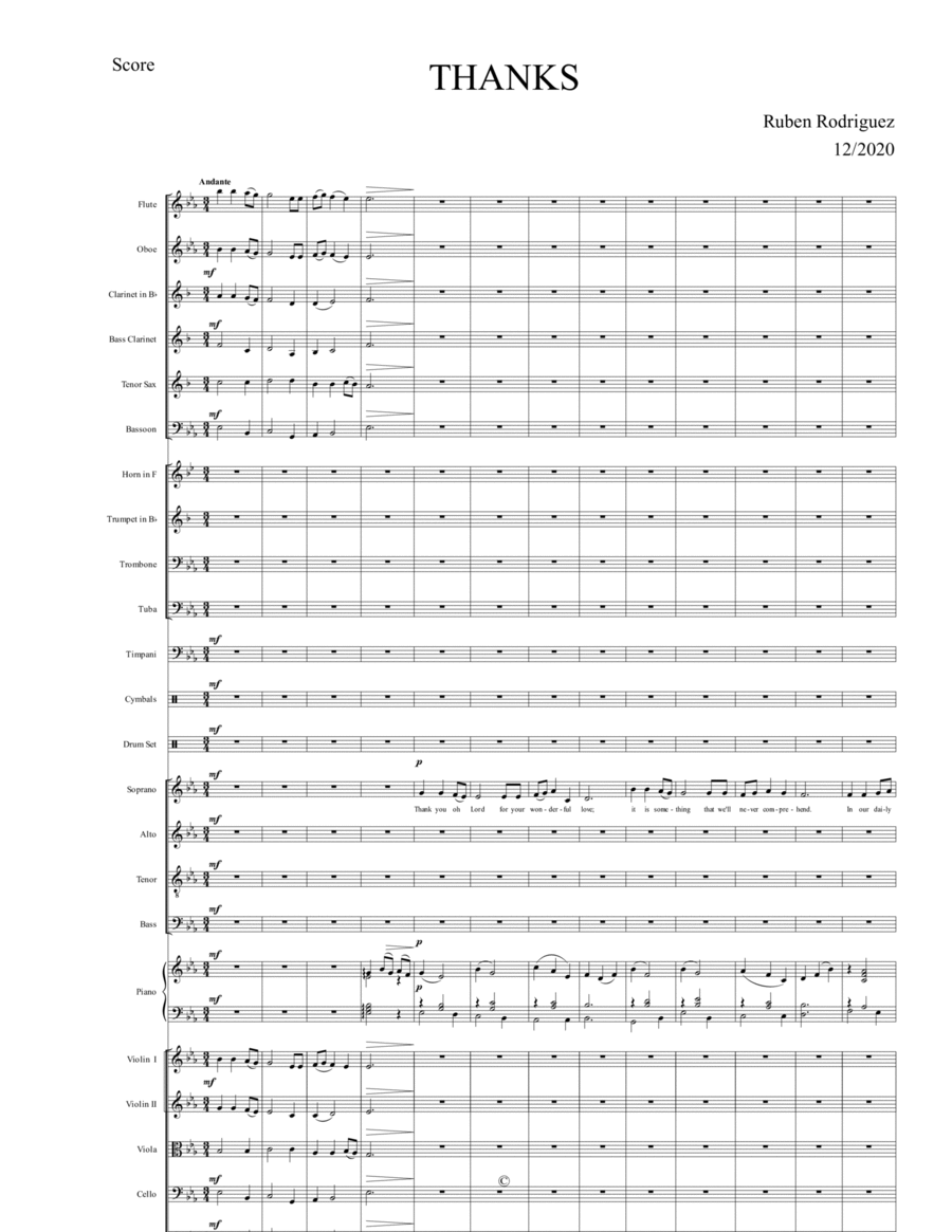 Thanks Choir scores gallery preview page 1