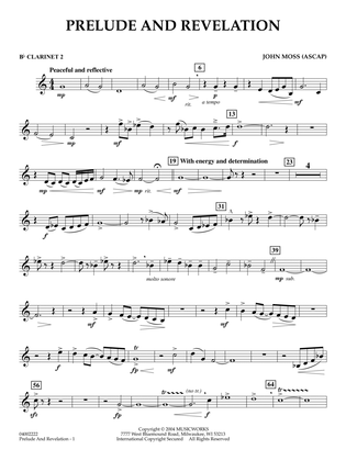 Prelude and Revelation - Bb Clarinet 2