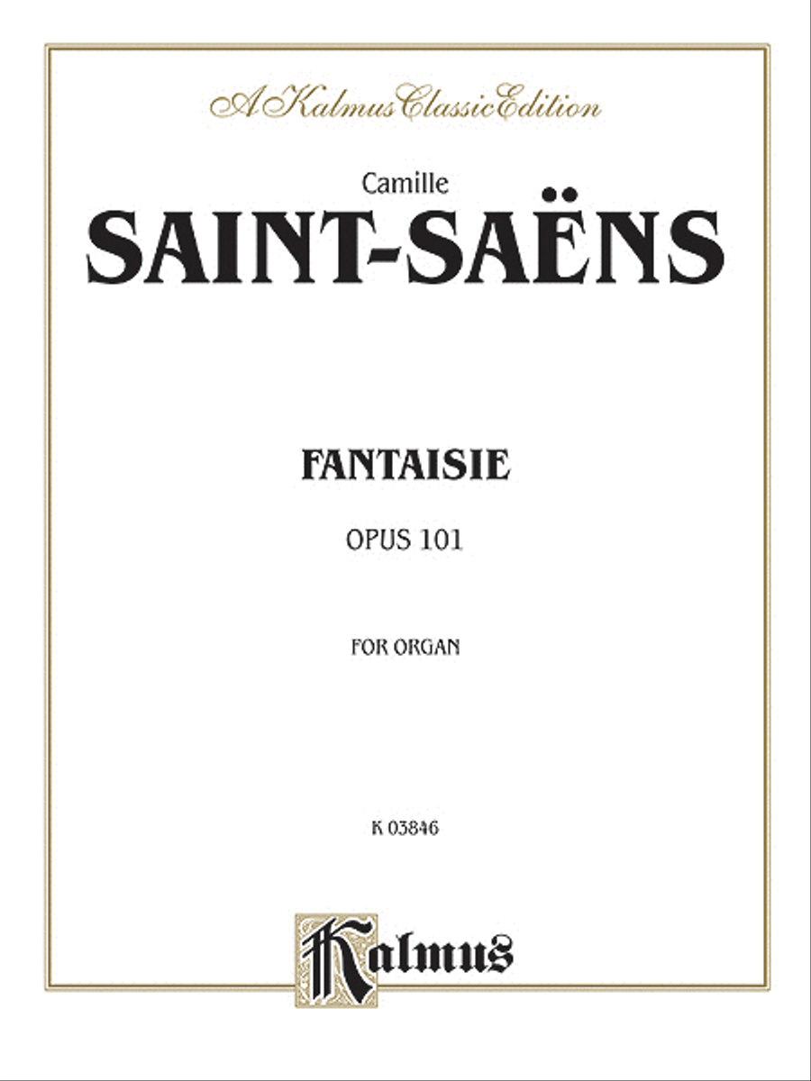 Book cover for Fantasie for Organ, Op. 101