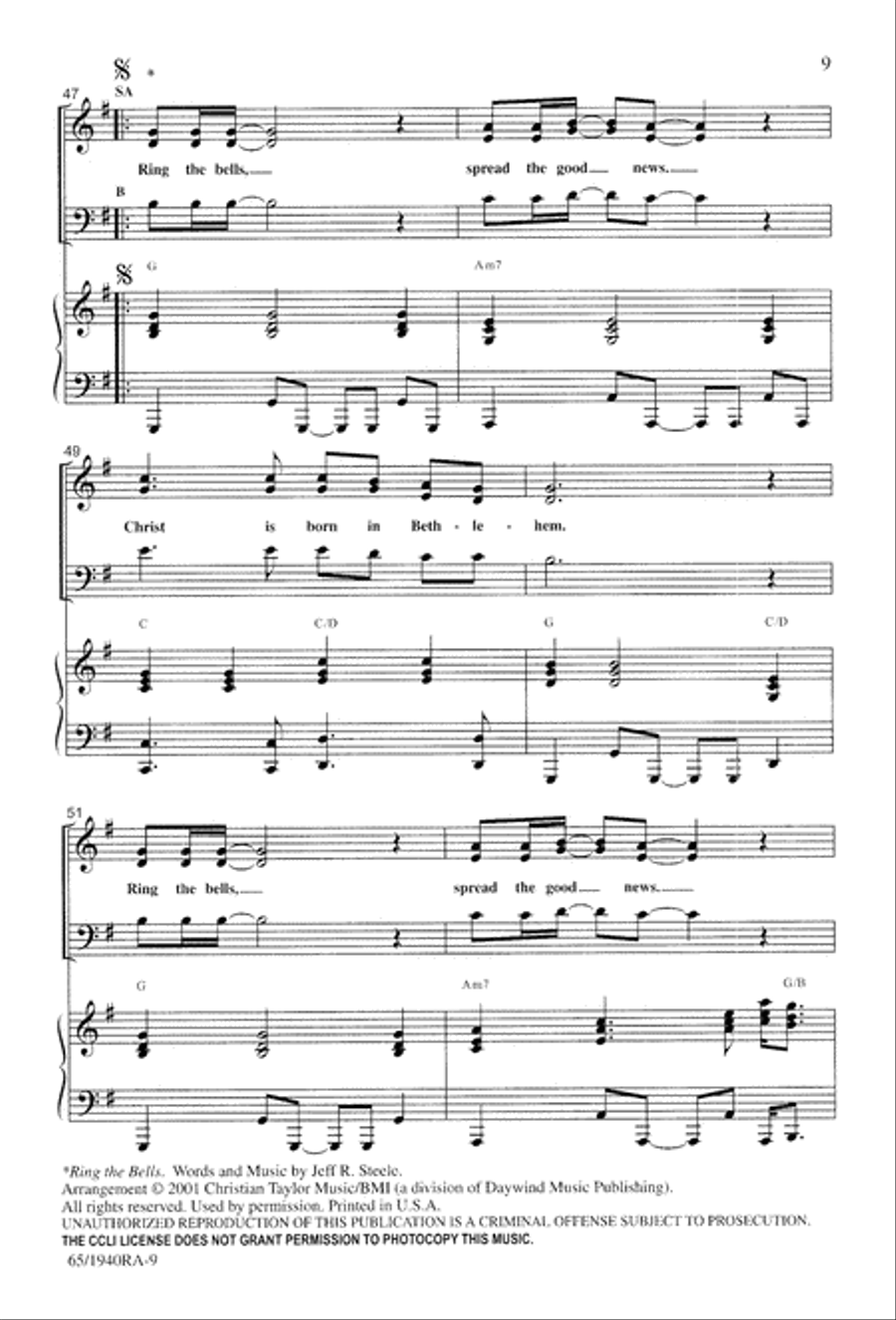 We Will Know Peace 3-Part scores gallery preview page 11