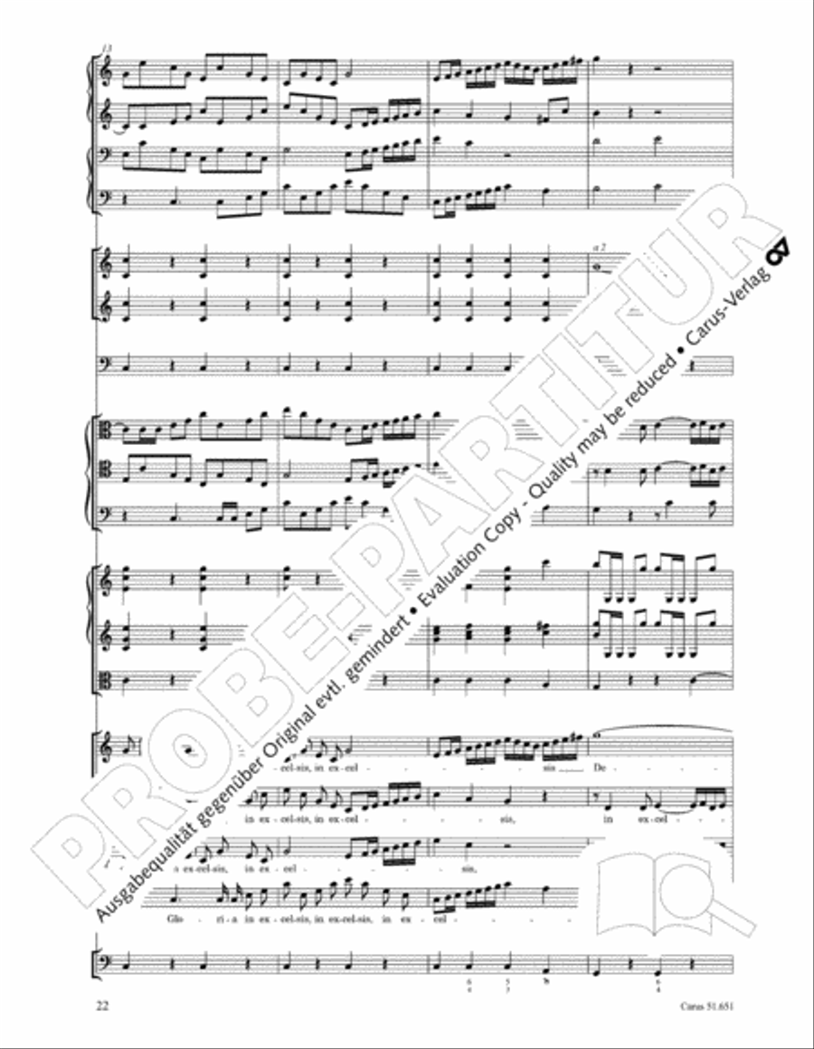 C Minor Mass, K. 427 (Missa in c KV 427) 4-Part scores gallery preview page 38