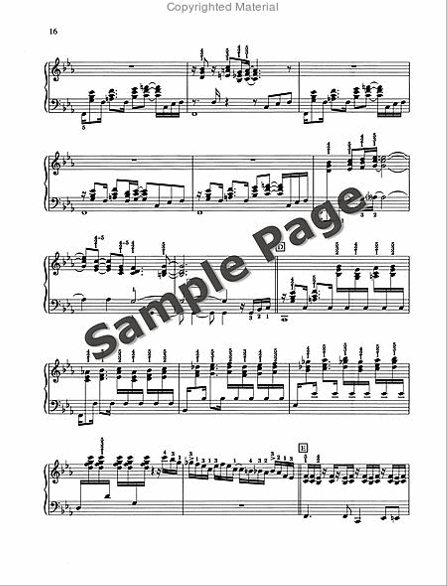 Keyboard On Stage Piano/cassette Piano scores gallery preview page 17