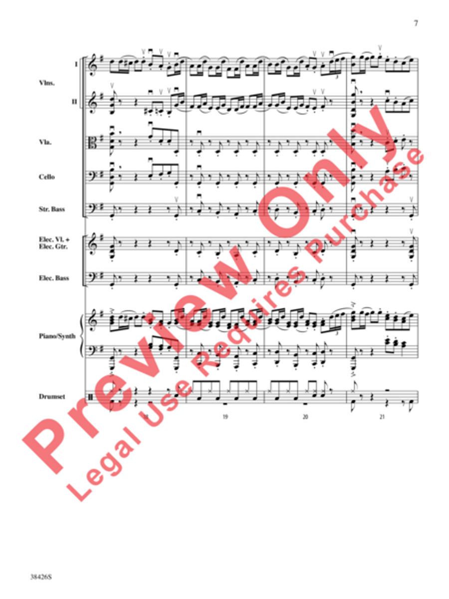 A Mad Russian's Christmas String Orchestra scores gallery preview page 8