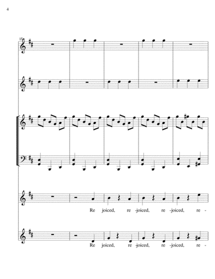 Jubilee of Thanks - 2 part choir, keyboard, 2 trumpets