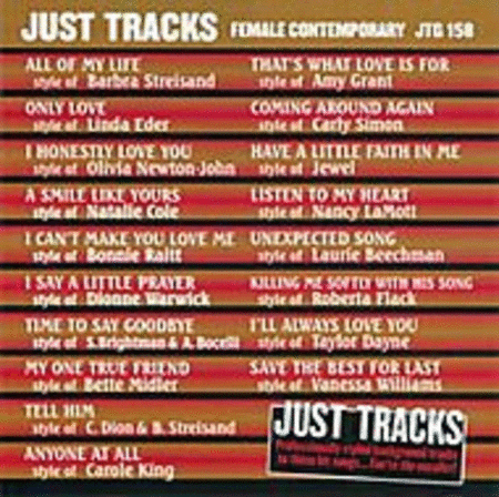 Female Contemporary: Just Tracks (Karaoke CDG) image number null