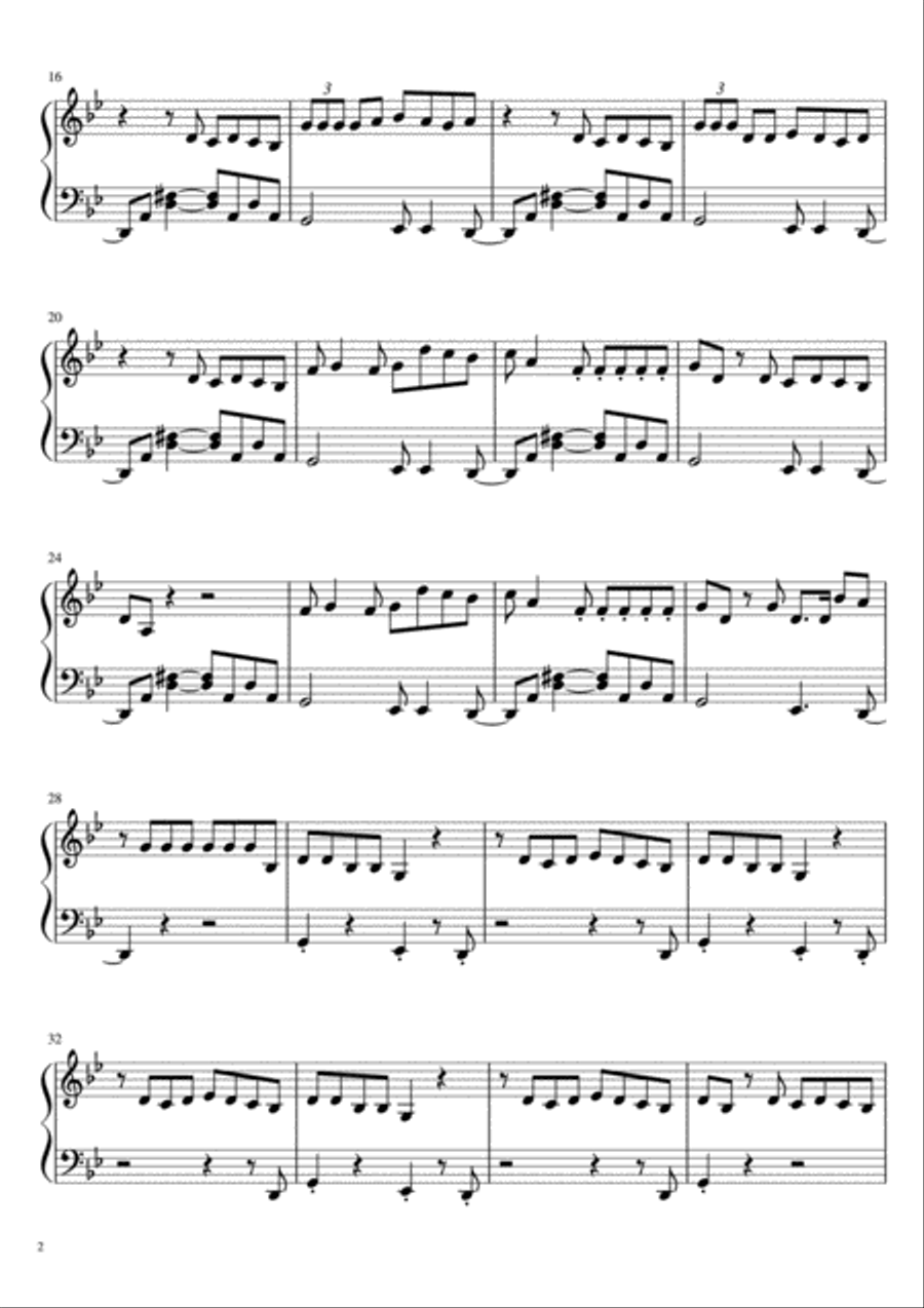 Havana Piano Solo scores gallery preview page 2