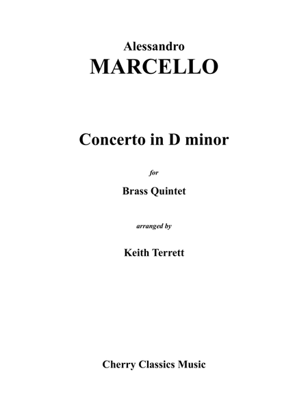 Concerto in D minor for Brass Quintet image number null