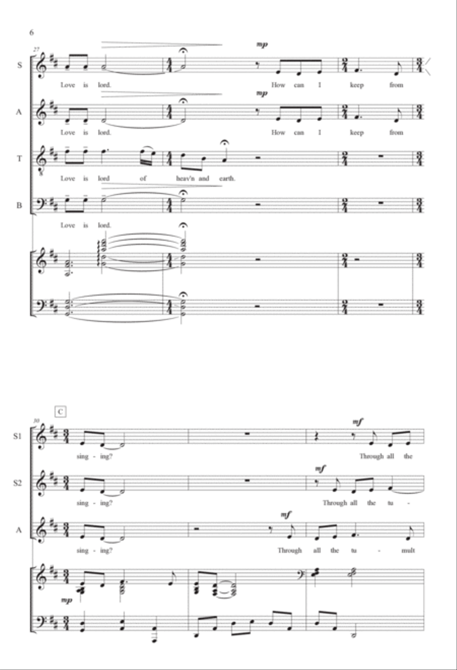 How Can I Keep From Singing 4-Part scores gallery preview page 6