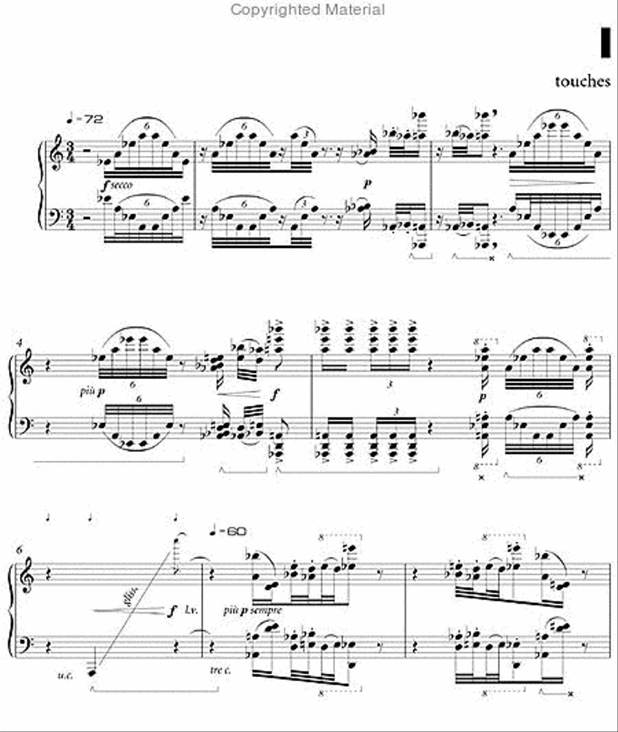 Touches Piano Solo scores gallery preview page 2