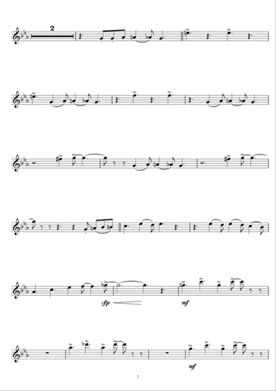 Big Spender (from Sweet Charity) Flute Solo scores gallery preview page 2