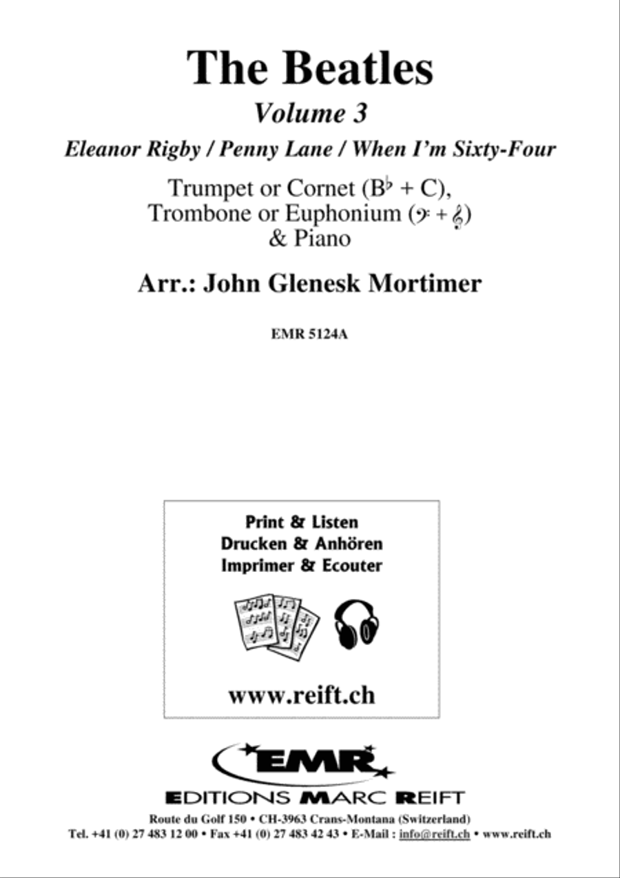 The Beatles Volume 3 Brass Ensemble scores gallery preview page 2
