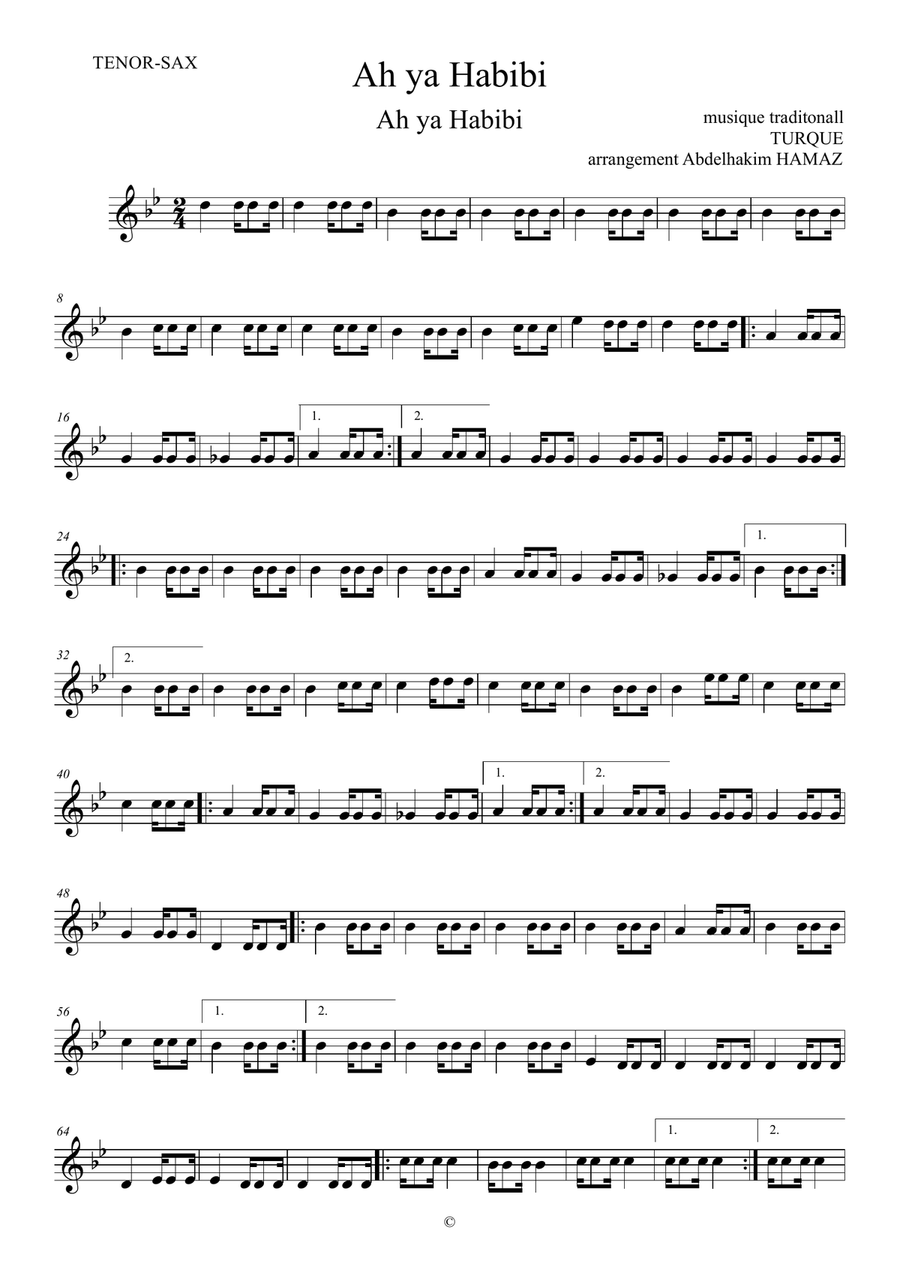 ah ya habibi ah ya habibi Woodwind Quartet scores gallery preview page 6