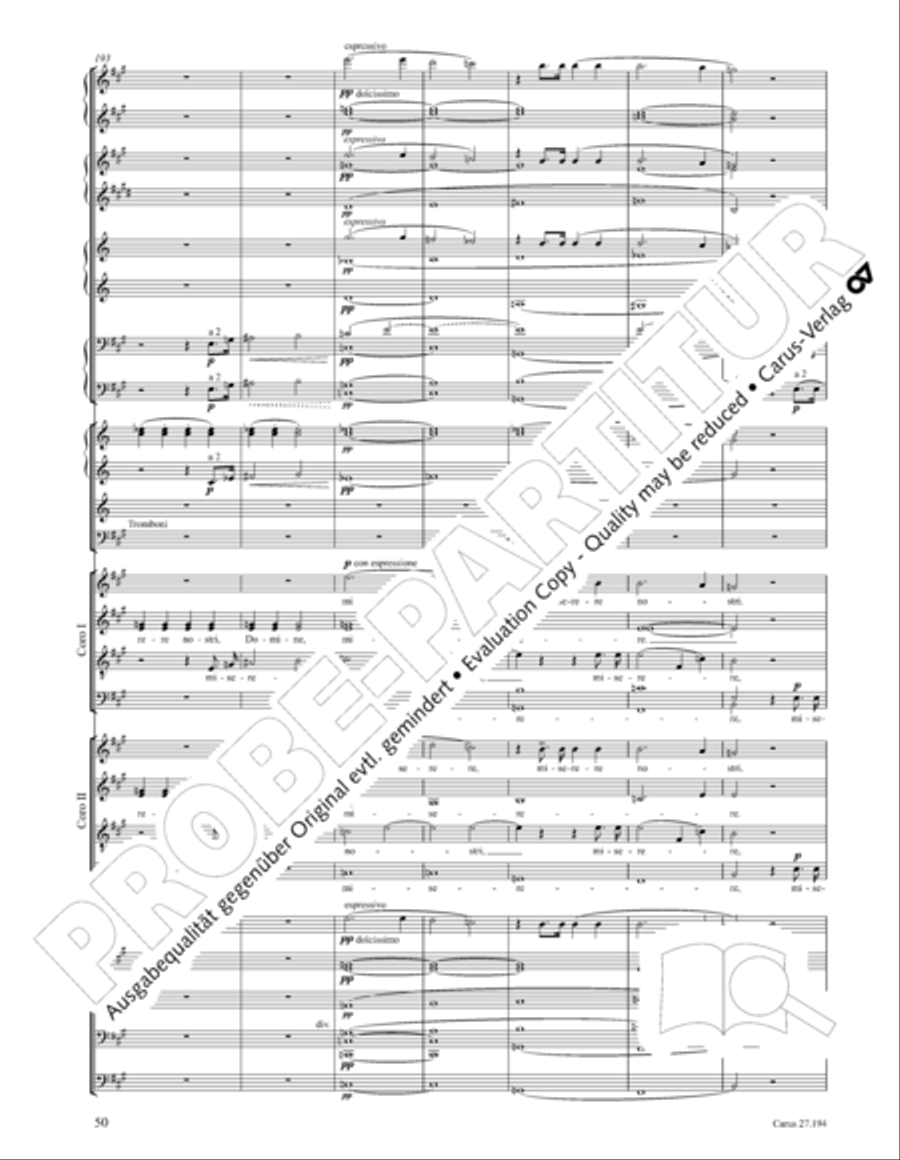 Te Deum Te Deum 4-Part scores gallery preview page 51