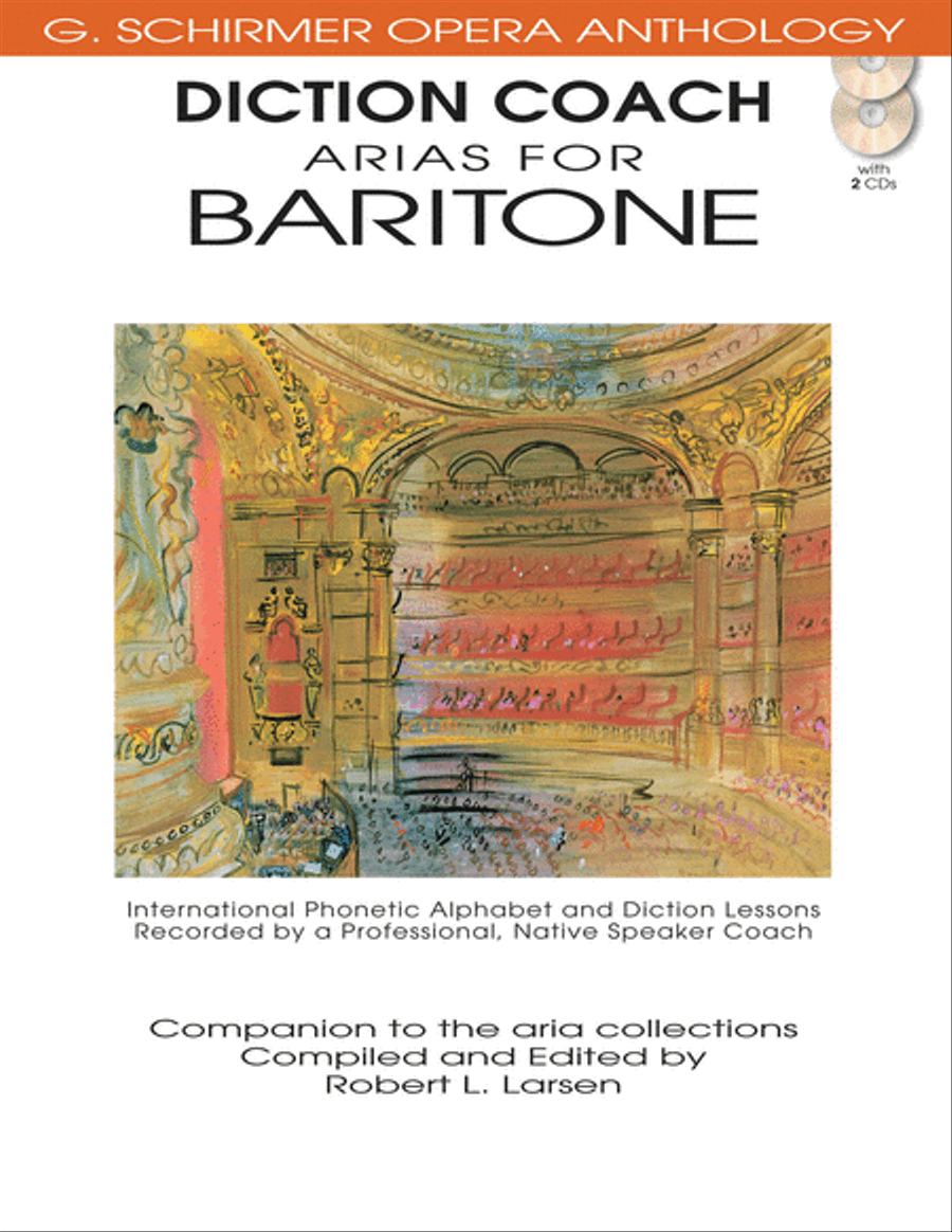 Diction Coach - G. Schirmer Opera Anthology (Arias for Baritone) Voice Solo scores gallery preview page 1