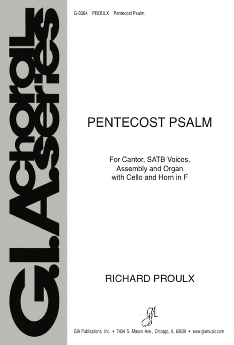 Pentecost Psalm - Instrument edition